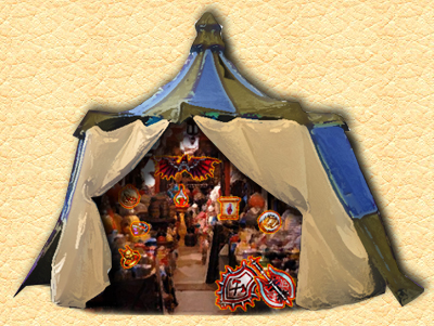 Jahrmarkt im kostenlosen Rollenspiel Drachenkrieg!